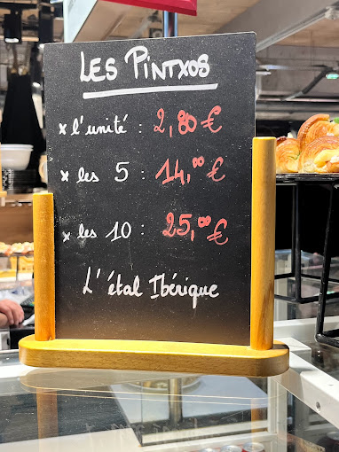 Les Halles Bacalan menu 2